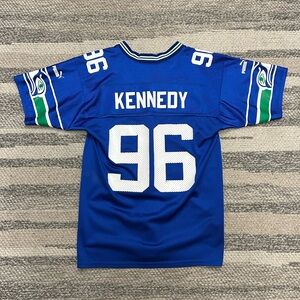 Seattle Seahawks Cortez Kennedy Throwback Jersey NFL Youth Medium